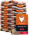 Heizfuxx Red ENplus A1 hardhoutpellets – pallet 975 kg (65 zakken van 15 kg)