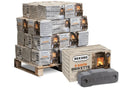 Paligo bruinkoolbriketten – 300 kg (30 pakken van 10 kg)